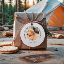 Custom Dog Wedding Favour Dog of Honour Pet Photo