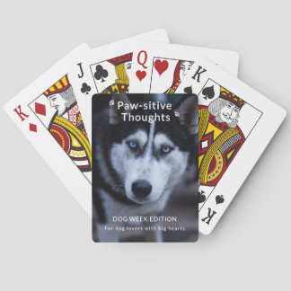 Custom Dog Week Classic Playing Cards – Cute & Fun