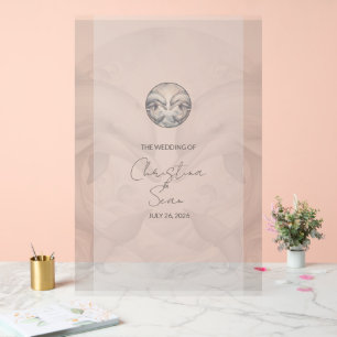 Custom Dolphin Theme Wedding Sign