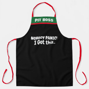 Custom Don't Panic I Got This  Funny BBQ Chef Apron