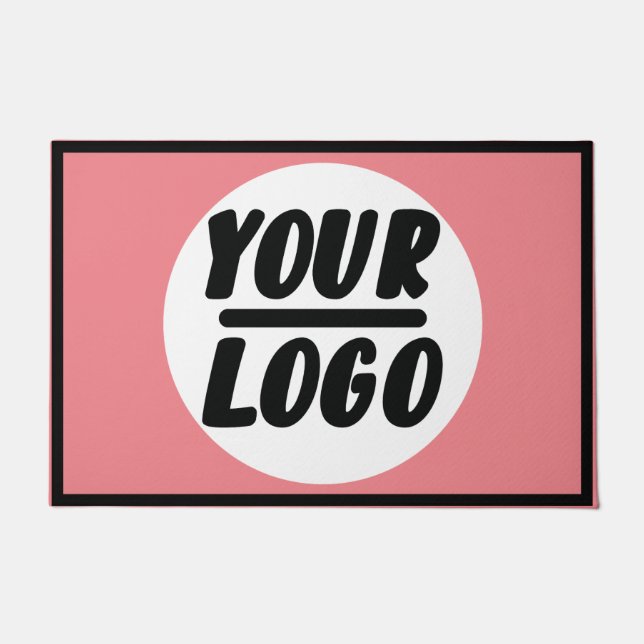 Custom Door mat company Business Logo Welcome Mat (Front)