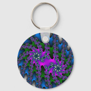 Custom Double Burst Keychain