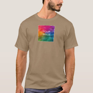 Custom Double-Sided Design Add Image Logo Men's T-Shirt