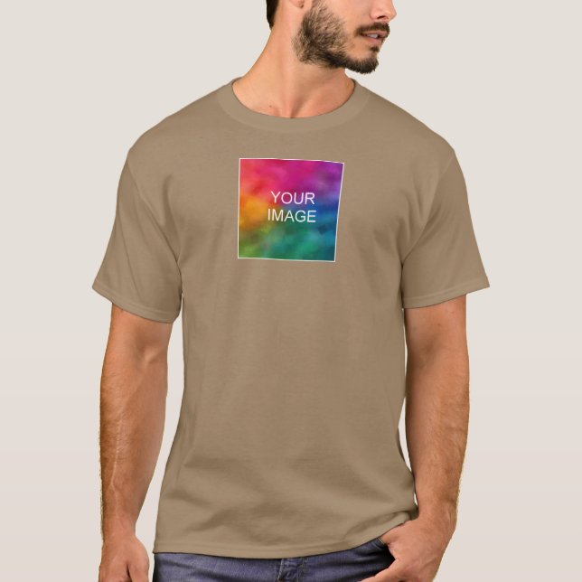 Custom Double-Sided Design Add Image Logo Men's T-Shirt (Front)