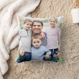 Custom Double Sided Family Photo  Cushion