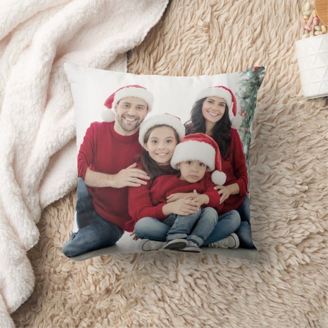 Custom Double Sided Family Photo Cushion (Blanket)