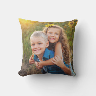 Custom Double Sided Family Photo Cushion