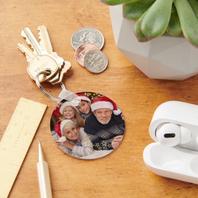 Custom Double Sided Photo Keychains, Custom Photo Key Ring (Desk)