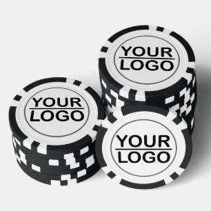 Custom Double-Sided Poker Chips with Logo