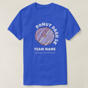 Custom Doughnut Dash 5k Team T-Shirt