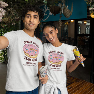 Custom Doughnut Dash Team T-Shirt