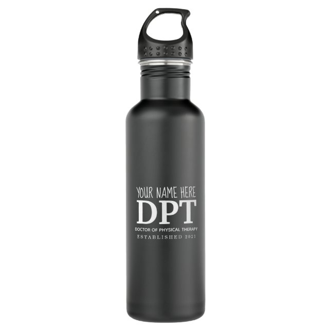 Custom DPT, Physical Therapist  710 Ml Water Bottle (Front)