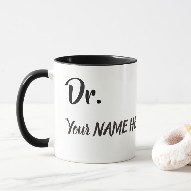 Custom Dr. Mug (With Donut)