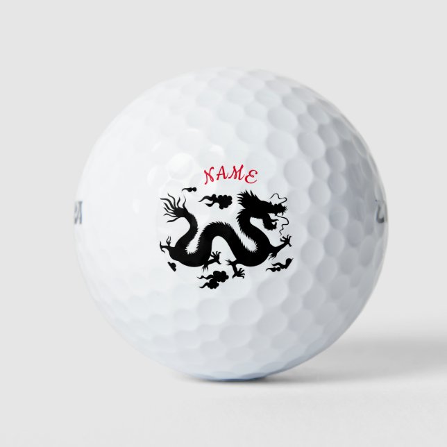 CUSTOM DRAGON GOLF BALL (Front)