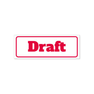 Custom Draught Office Document Stamp
