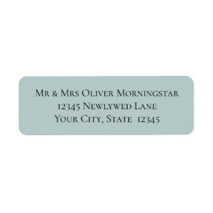 Custom  Dress Code   Return Address Label