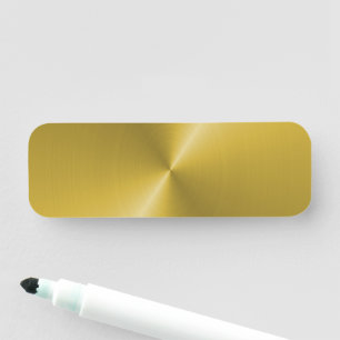 Custom Dry Erase Blank Name Badge