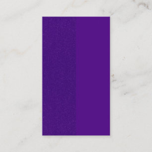 Custom Dual Purple Glitter Business Card