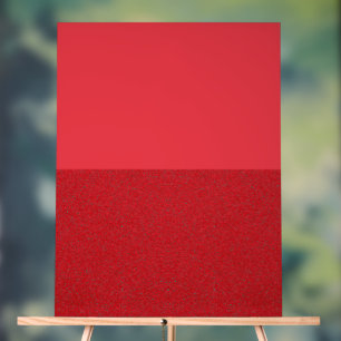 Custom Dual-Tone Tomato Red Acrylic Sign