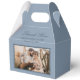 Custom Dusty Blue Wedding Photo Thank You