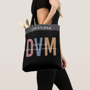 Custom DVM Doctor of Veterinary Medicine Gifts Tote Bag