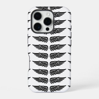 Custom Eagle Wing Black and White iPhone Case