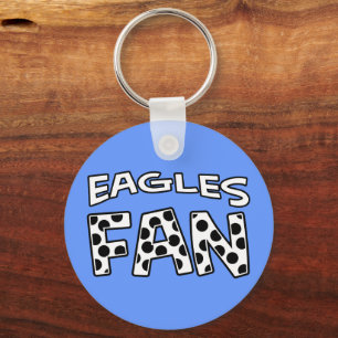 Custom Eagles Fan Keychain