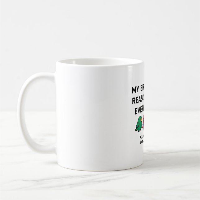 Custom Early Birds Coffee Mug (Left)