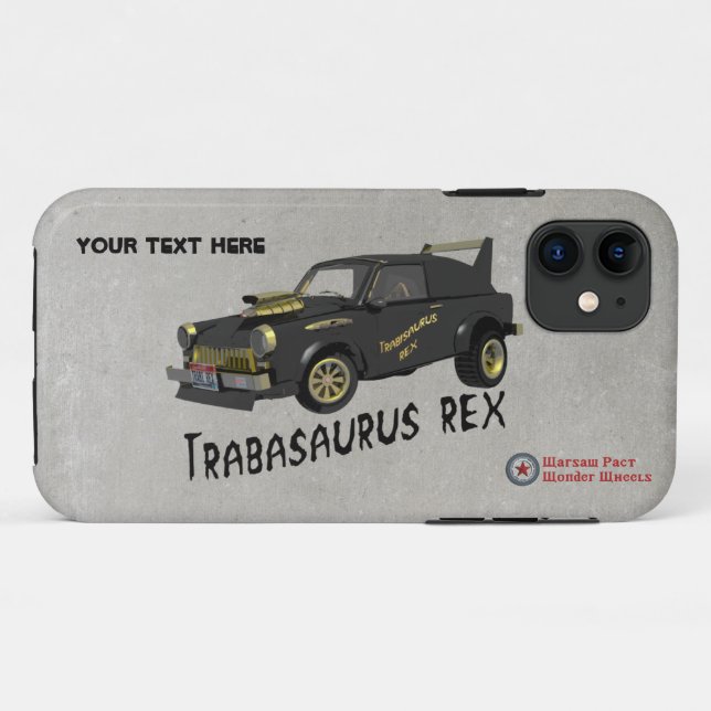 Custom East German Trabant Car Case-Mate iPhone Case (Back (Horizontal))