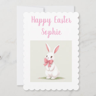 Custom Easter Bunny Card