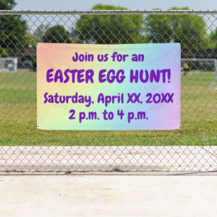 Custom Easter Egg Hunt Banner