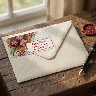 Custom Easter Eggs Return Address Label