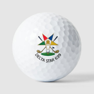 Custom Eastern Star Golf Balls