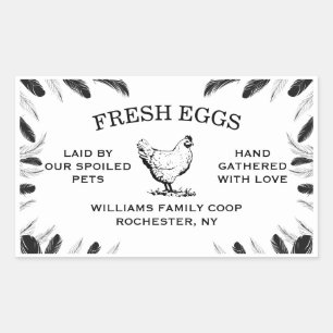 Custom Egg Carton Labels for Your Farm or Backyard