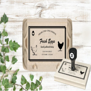 Custom eggs carton Professional stamp   Hens eggs