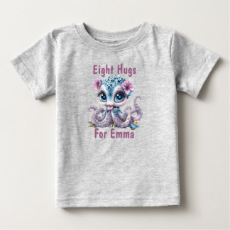  Custom Eight Hugs Baby T-Shirt