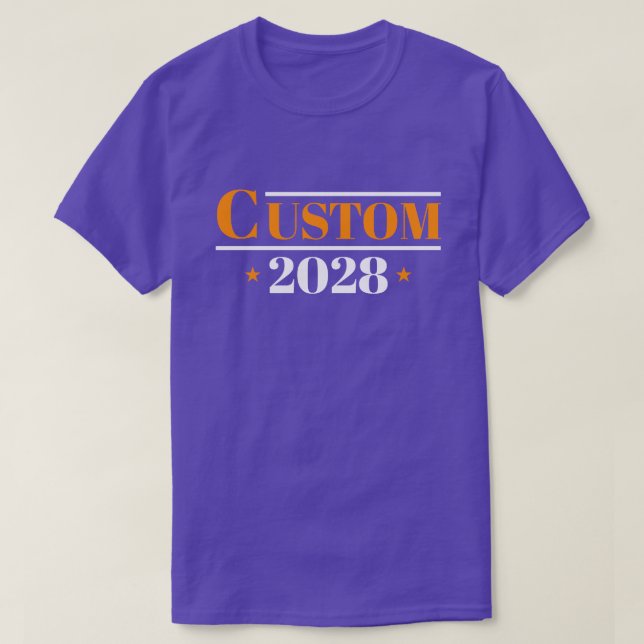 Custom Election T-Shirt (Any Names & Year) (Design Front)