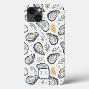 Custom Elegance with Maine Oysters iPhone 13 Case