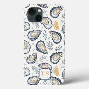 Custom Elegance with Maine Oysters iPhone 13 Case