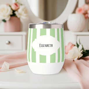 Custom Elegant Aluminum Water Bottle in White
