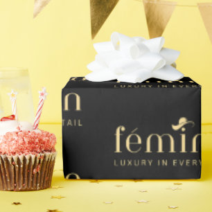 Custom Elegant Branding Wrapping Paper