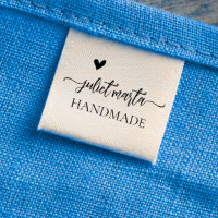 Custom elegant Clothing label for handmade item