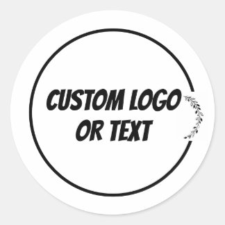 Custom Elegant Floral Sticker
