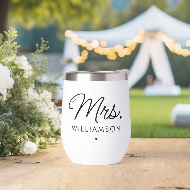 Custom Elegant Future Mrs. Modern Engagement (Wedding)