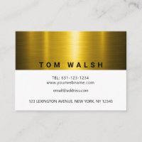 Custom Elegant Gold and White Design