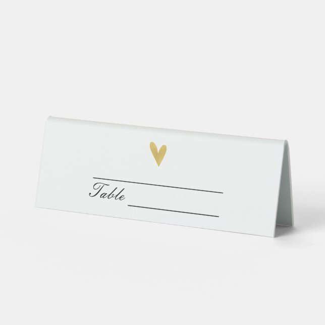 Custom Elegant Gold Heart (Front)