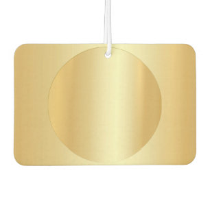 Custom Elegant Gold Look Blank Glamour Template Car Air Freshener