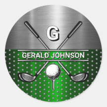 Custom Elegant Golf Monogram