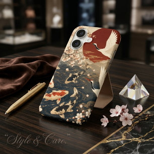 Custom Elegant Japanese Koi & Crane Art