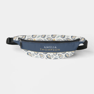 Custom Elegant Marine Oysters Bum Bags